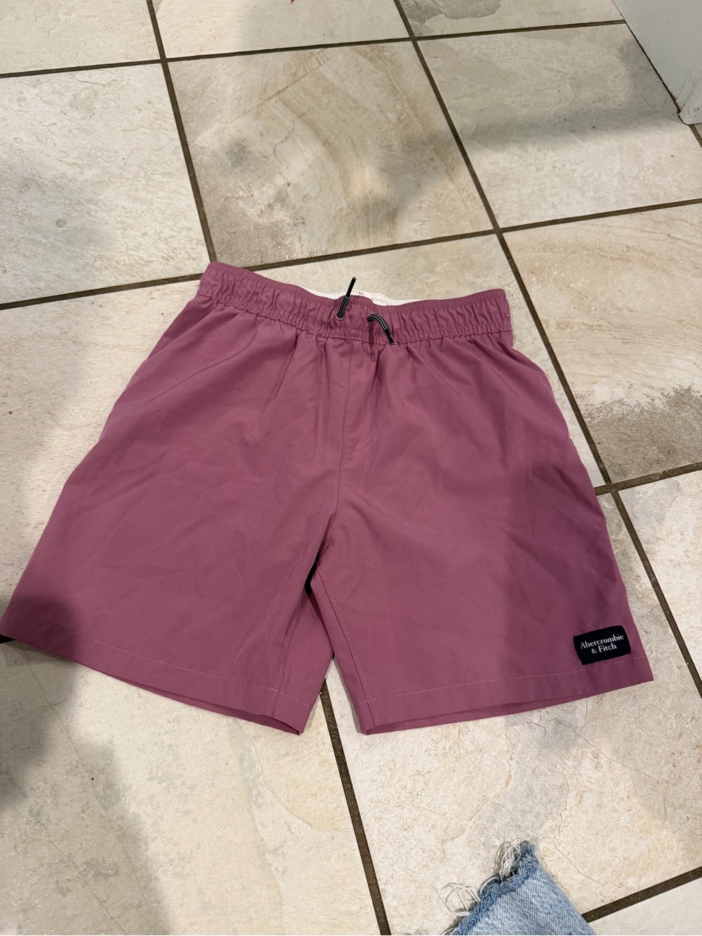 abercrombie kids Mauve Pink Swim Trunks